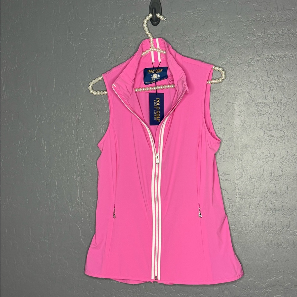 Ralph Lauren Polo Golf Zip-Up W 19 Spring Pink Top